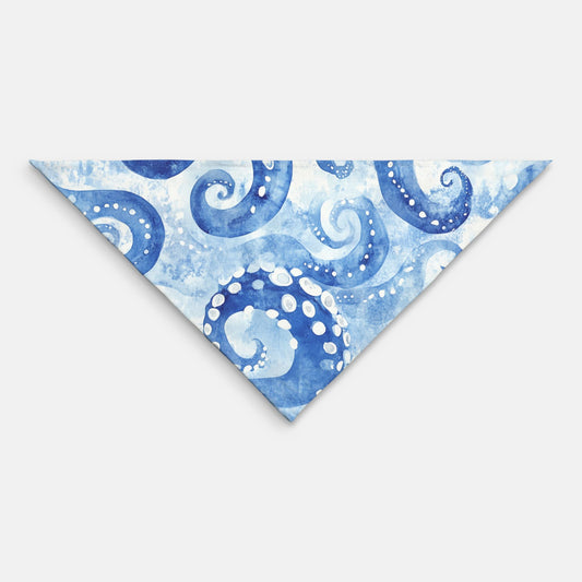 Tentacle Pet Bandana Powder Blue