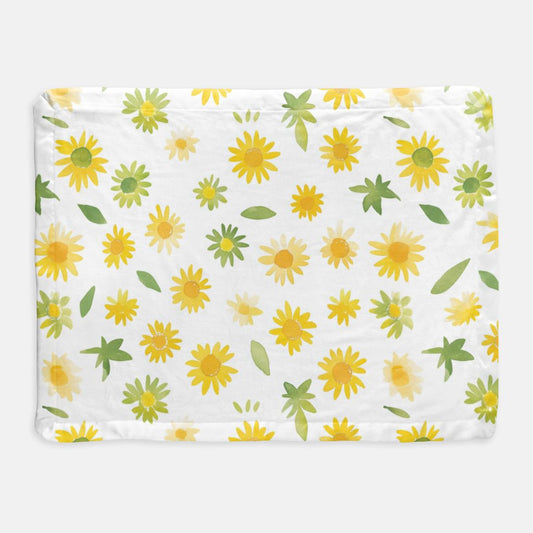 Sunflower Satin Trim Blanket
