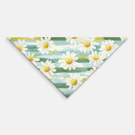 Daisy Pet Bandana Light Blue/Green