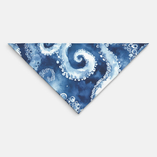 Tentacle Pet Bandana Navy