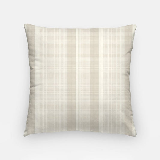 Tan Faded Stripes Artisan Pillow Case 18 Inch