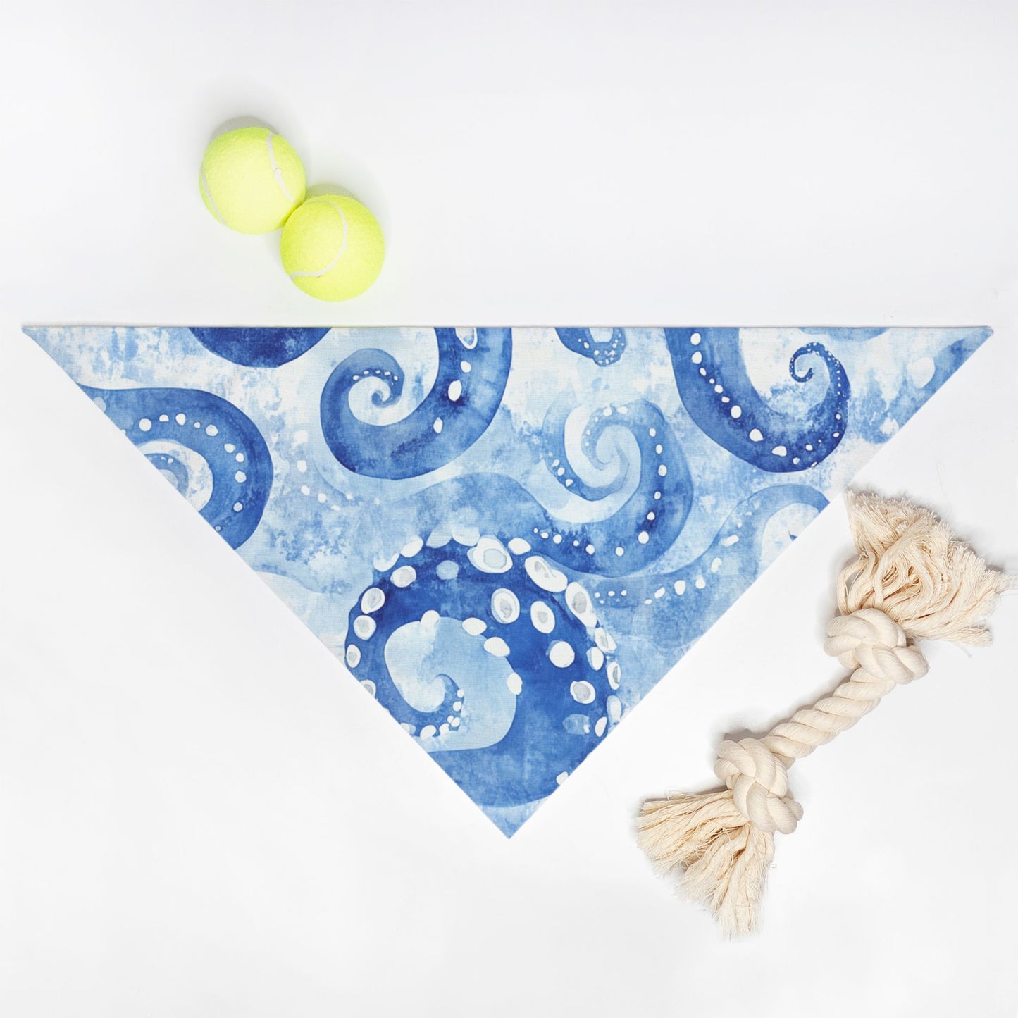 Tentacle Pet Bandana Powder Blue