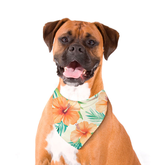 Tropical Pet Bandana Orange