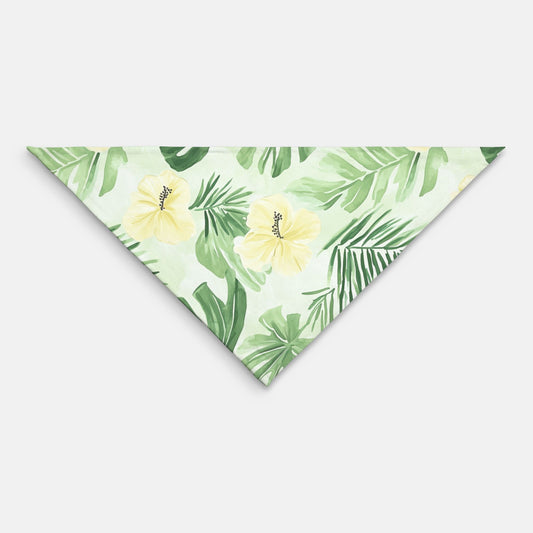 Tropical Pet Bandana Yellow