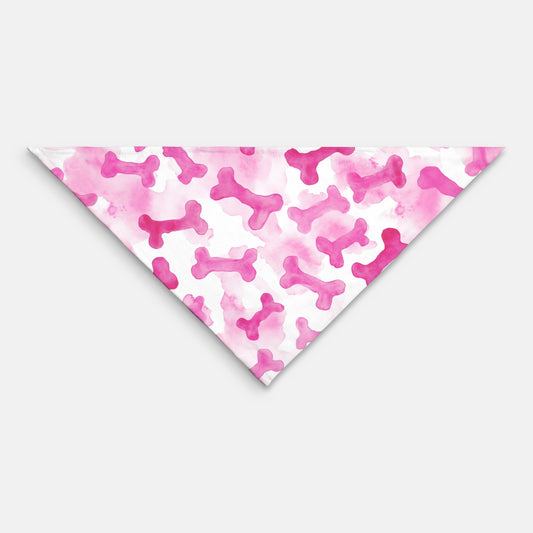Bones Pet Bandana Hot Pink