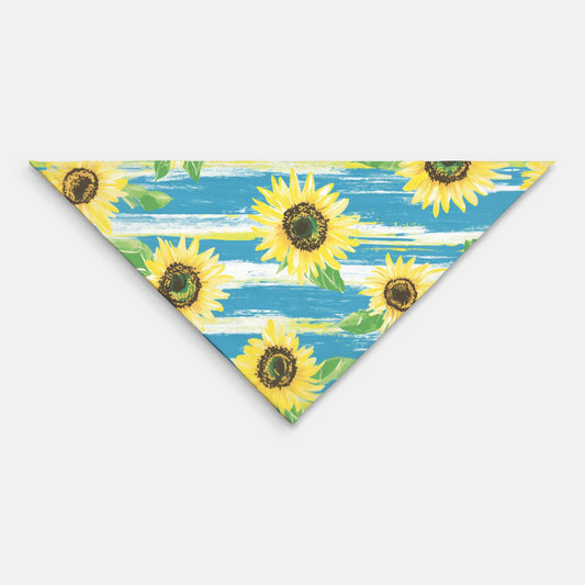 Sunflower Pet Bandana Cornflower