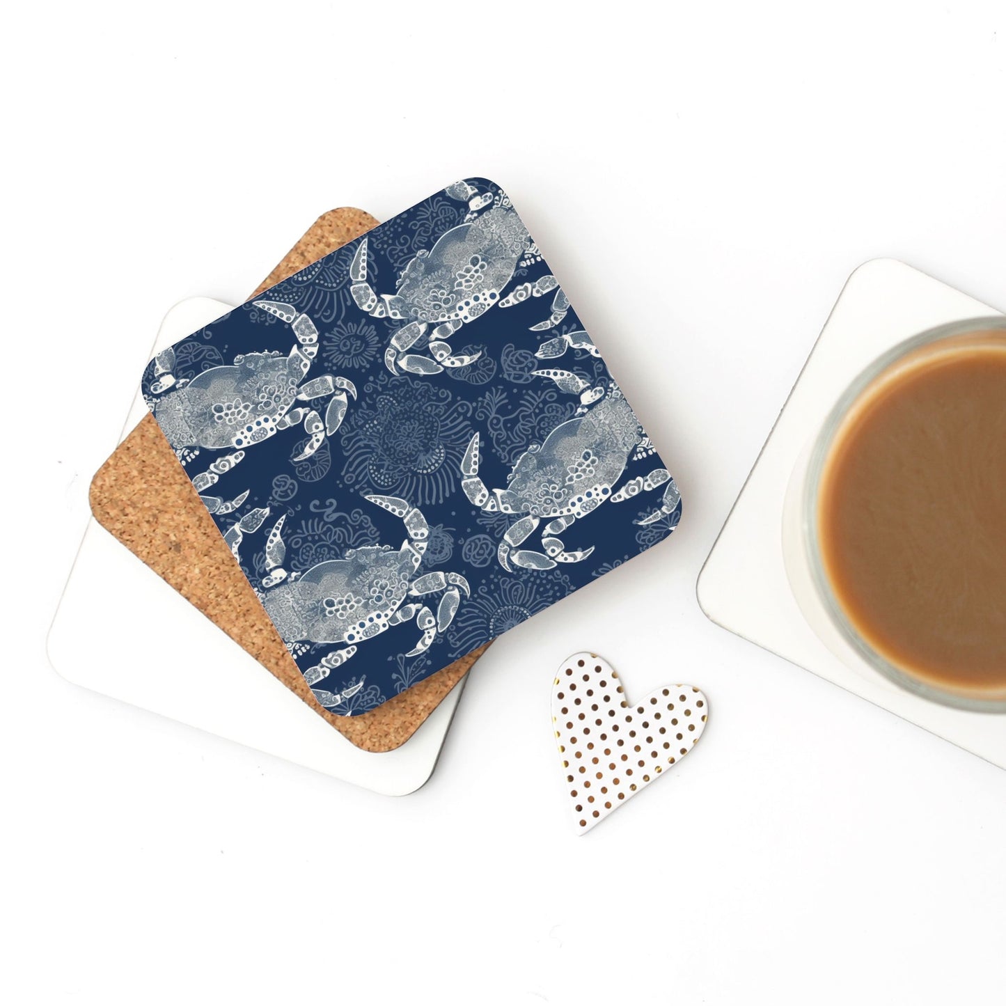 Crab Cork Back Coaster