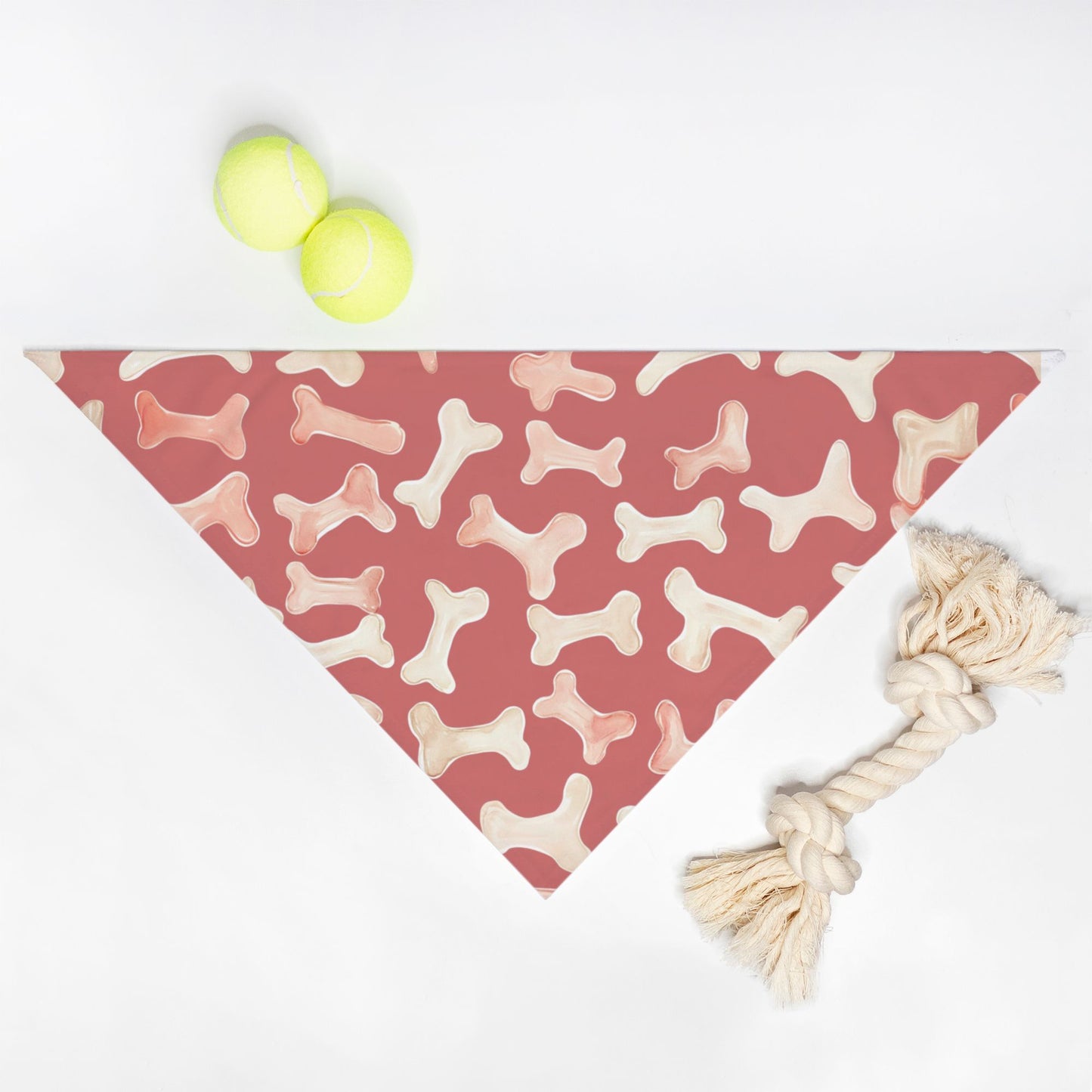 Bones Pet Bandana Red