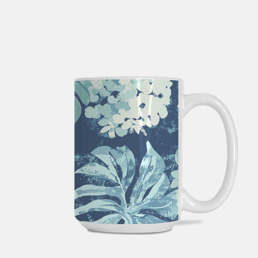 Hydrangea Palm Mug