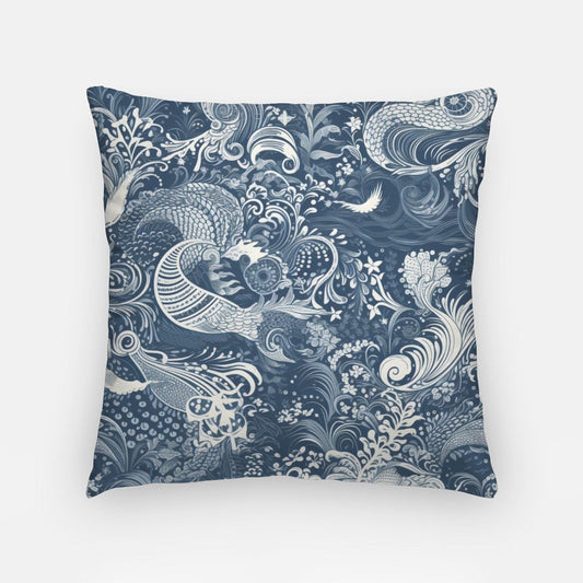 Hidden Serpent Artisan Pillow Case 18 Inch