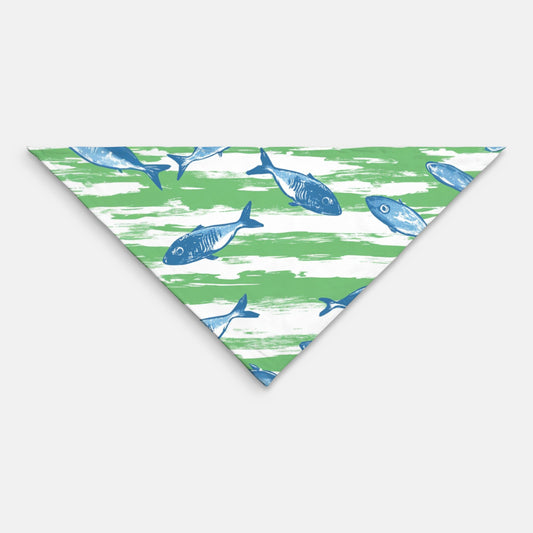 Fish Stripes Pet Bandana