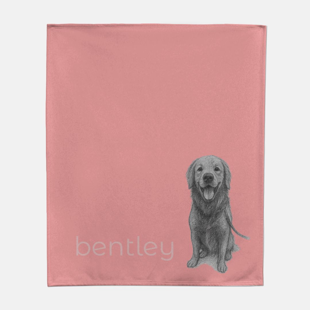 Custom Pet Sweatshirt Blanket