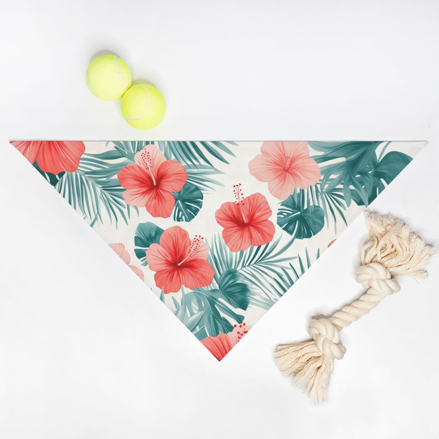 Tropical Pet Bandana Red