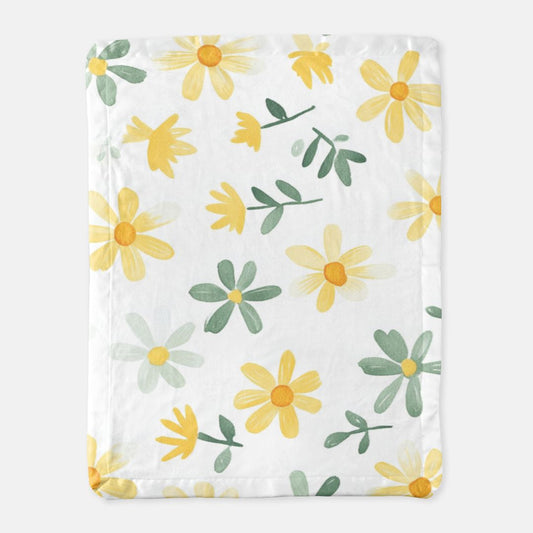 Daisy Satin Trim Blanket