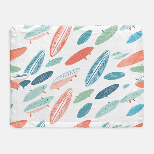 Surfboard Satin Trim Blanket