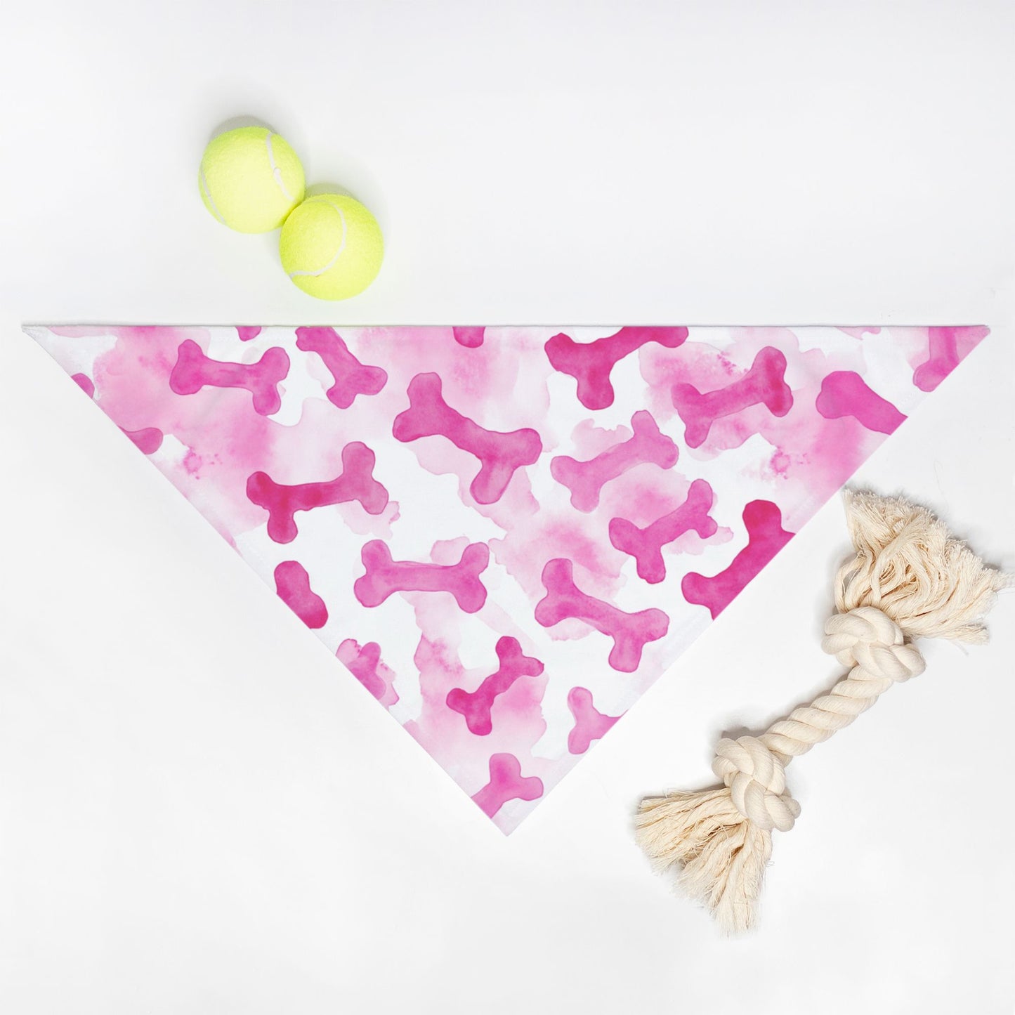 Bones Pet Bandana Hot Pink