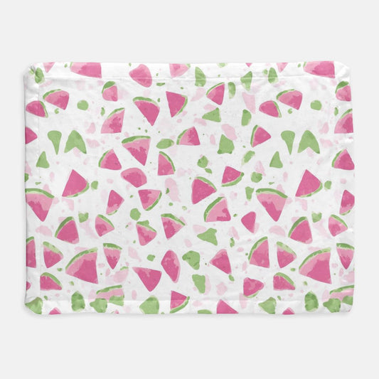 Watermelon Satin Trim Blanket