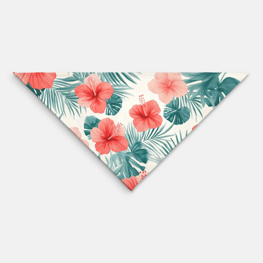 Tropical Pet Bandana Red