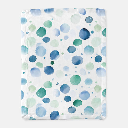 Dots Satin Trim Blanket