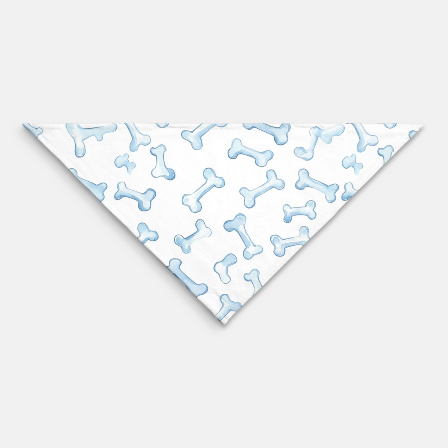Dog Bone Pet Bandana - Blue