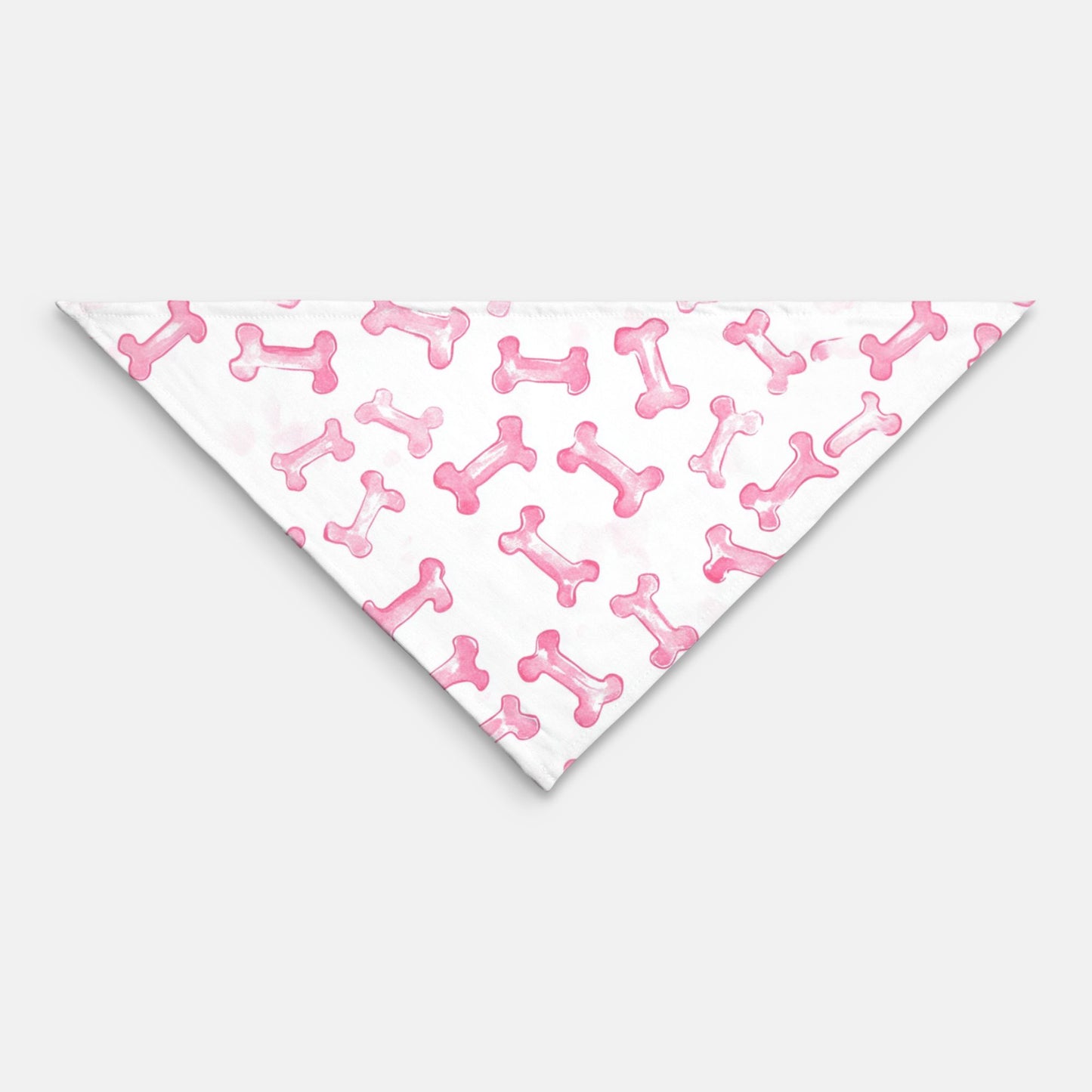 Dog Bone Pet Bandana - Pink