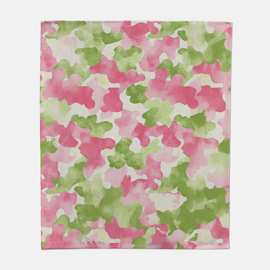 Preppy Camo Sweatshirt Blanket - 50" x 60"