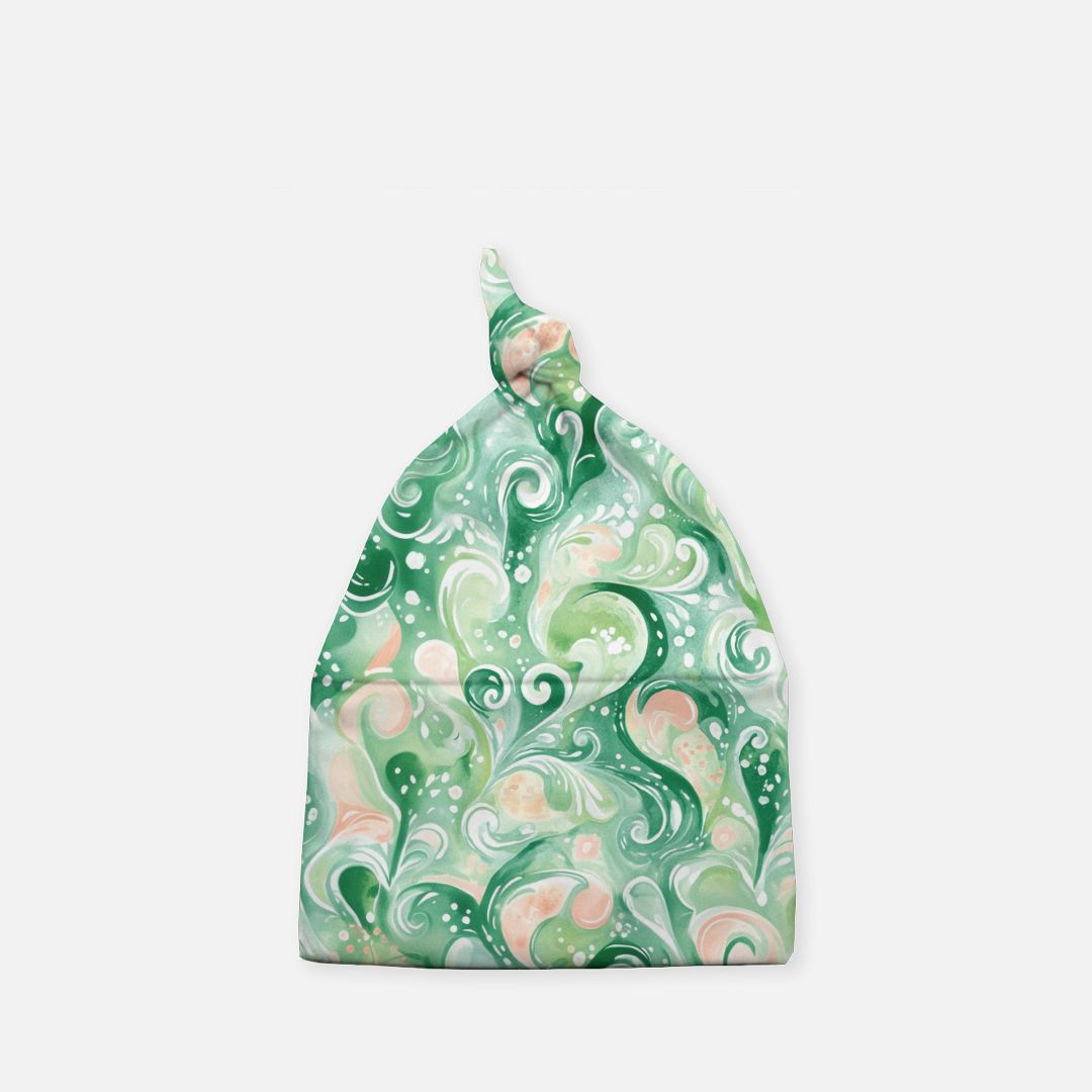 Paisley Baby Knotted Beanie