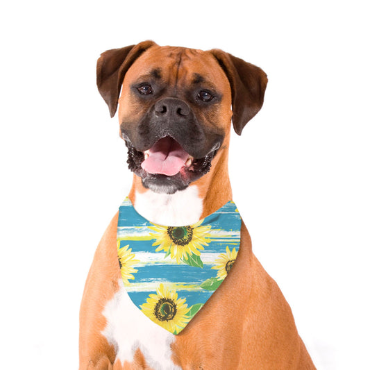 Sunflower Pet Bandana Cornflower