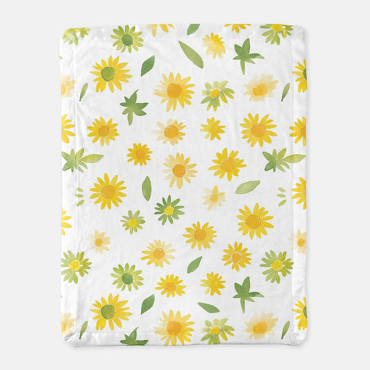 Sunflower Satin Trim Blanket