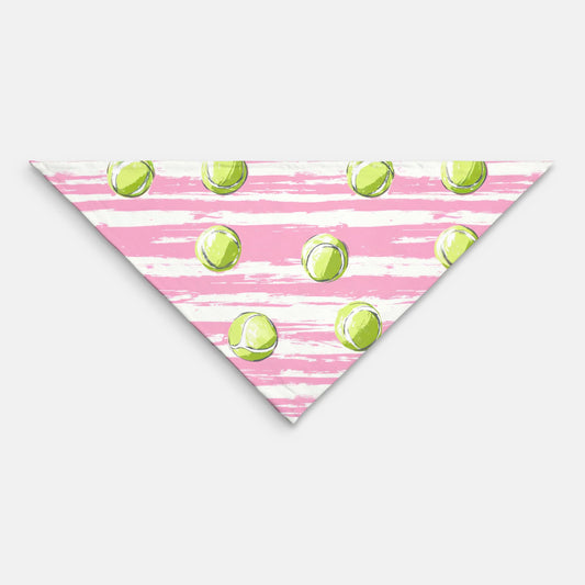 Tennis Ball Pet Bandana Pink