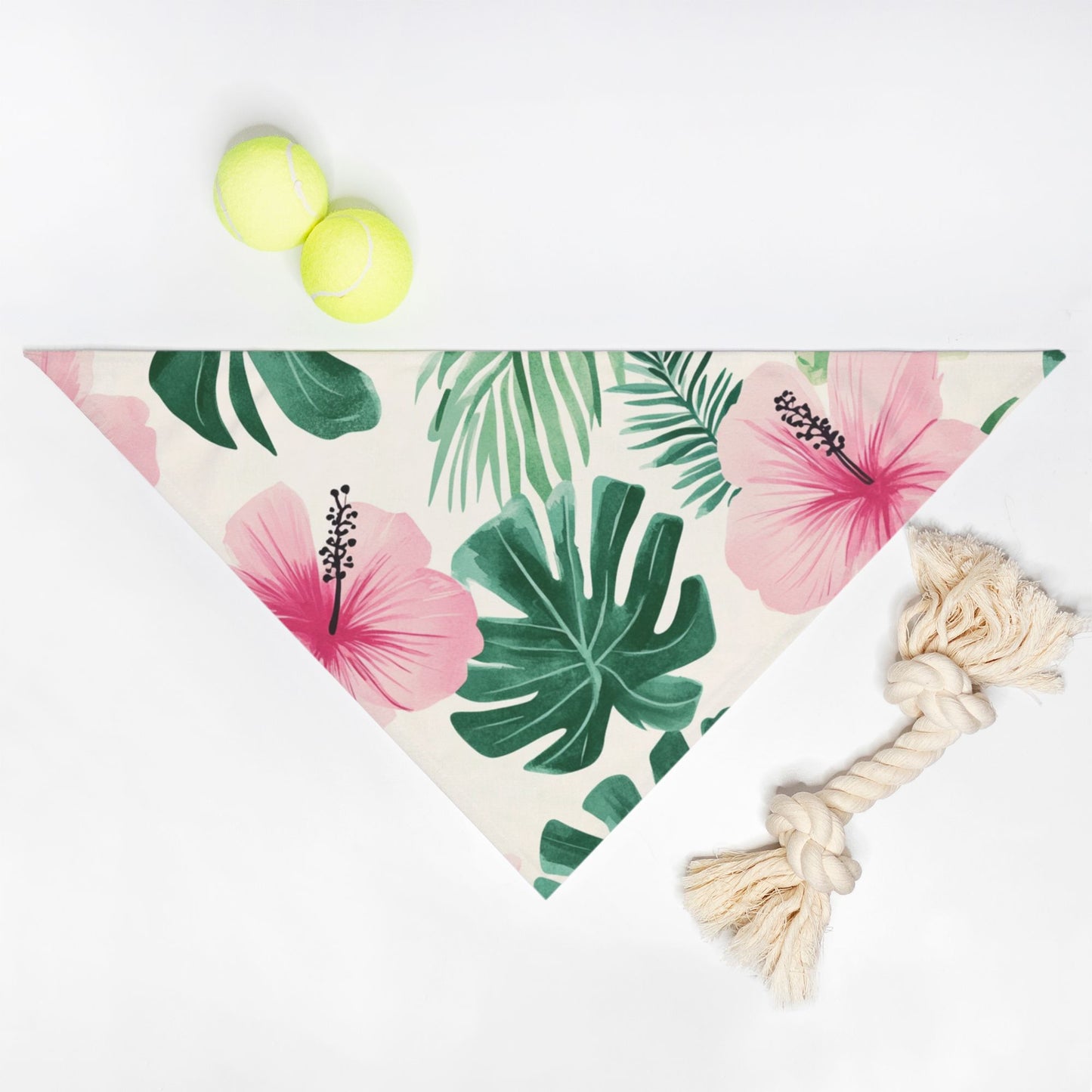 Tropical Pet Bandana Pink