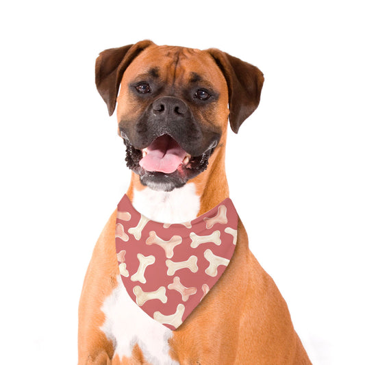 Bones Pet Bandana Red