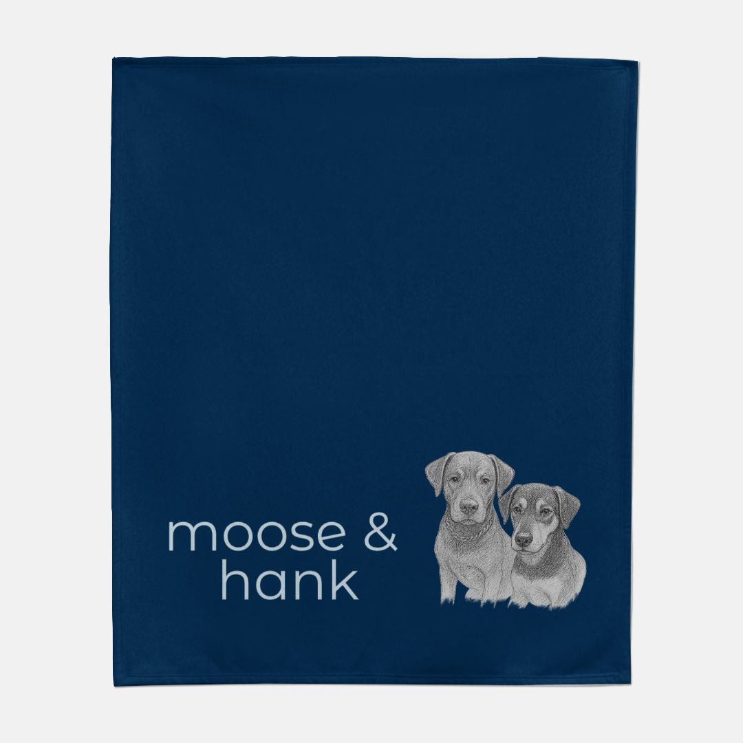 Custom Pet Sweatshirt Blanket