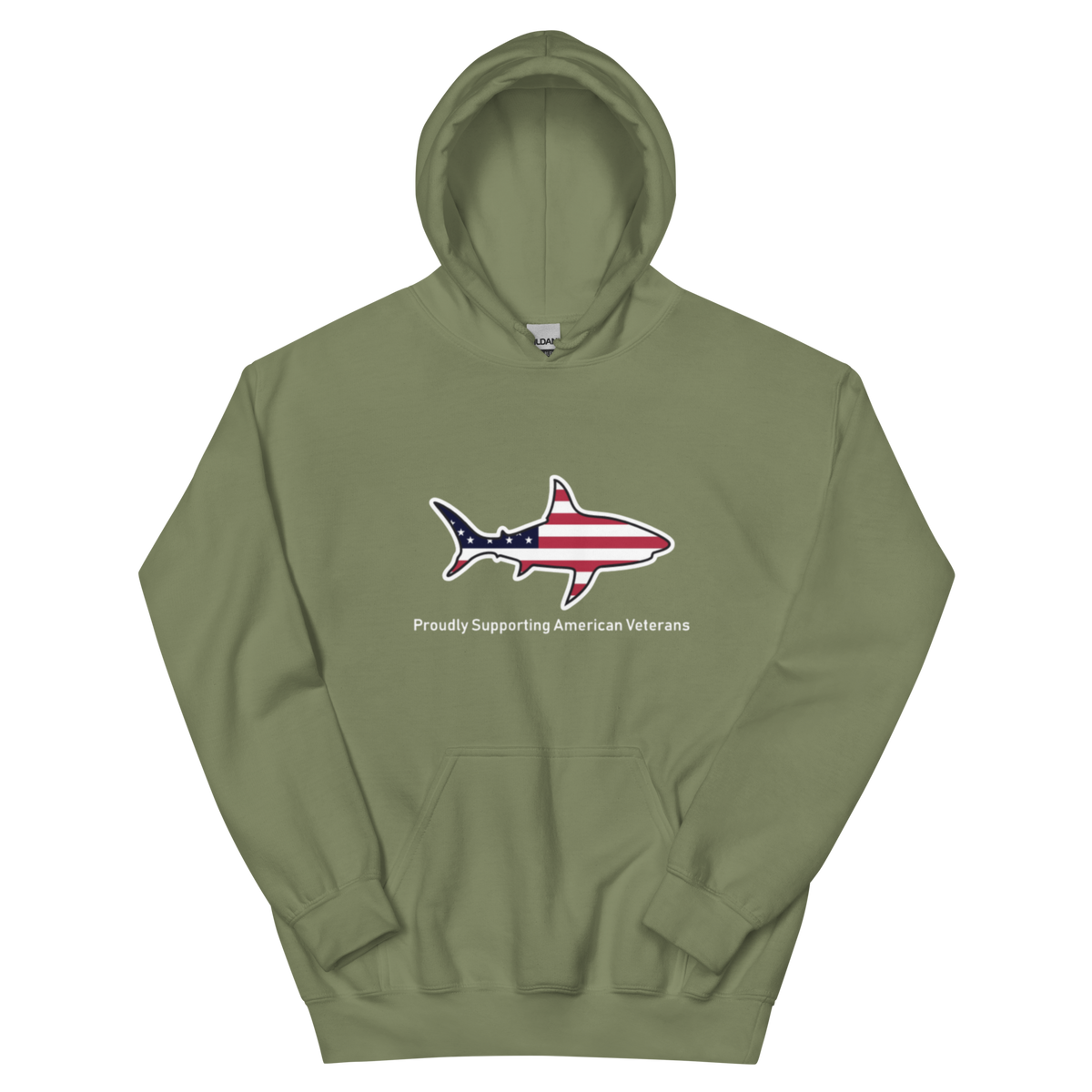 Quincy Jaws Patriotic Shark Sweatshirt